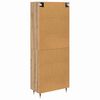 vidaXL Highboard 2 pcs Artisan-Eiche Holzwerkstoff