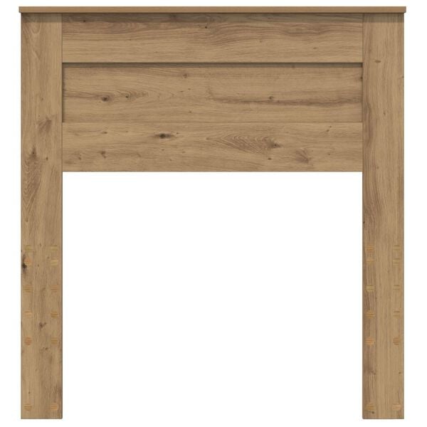 vidaXL Kopfteil mit Kopfteil Artisan-Eiche 75 cm Holzwerkstoff