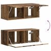 vidaXL TV-Schrankset Wandmontiert 6 pcs Altholz Holzwerkstoff