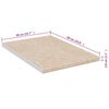 vidaXL K&uuml;chenarbeitsplatte Beige mit Marmor-Struktur 40x60x2,8 cm