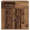 vidaXL Sideboard mit Schubladen Altholz 78 x 38 x 80 cm Holzwerkstoff