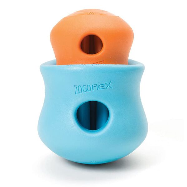 West Paw Hundespielzeug mit Zogoflex Toppl Orange S
