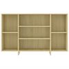 vidaXL Sideboard Sonoma-Eiche 120x30x75 cm Holzwerkstoff