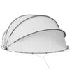 vidaXL Pool-Dome Grau und Orange 336 x 322 x 160 cm