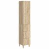 vidaXL Schrankset 2 pcs Sonoma-Eiche 33 x 34,5 x 90 cm Holzwerkstoff