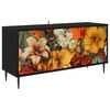 vidaXL TV-Schrank GENNEP 102 x 33 x 51 cm Schwarz Eichen-Optik