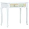 vidaXL Konsolentisch Weiß 80 x 40 x 74 cm Holz
