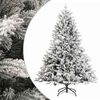 vidaXL K&uuml;nstlicher klappbarer Weihnachtsbaum 120 cm PVC und Metall