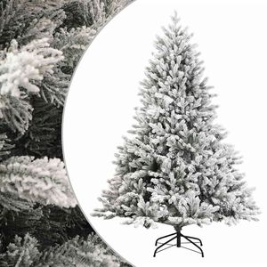 vidaXL K&uuml;nstlicher klappbarer Weihnachtsbaum 120 cm PVC und Metall