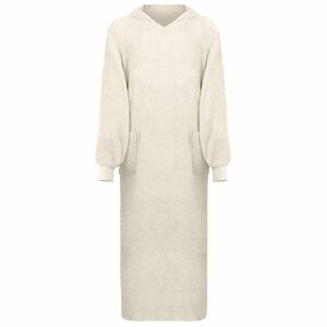 vidaXL Decken-Hoodie KINN Creme XXL Baumwolle