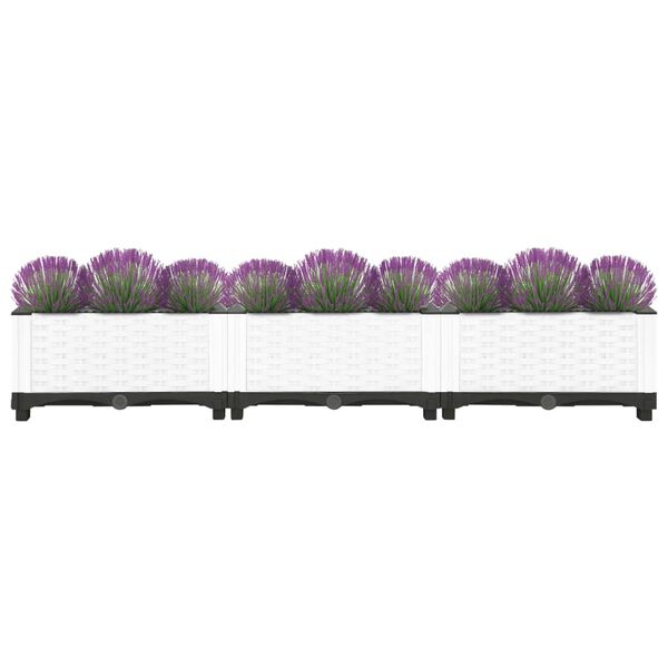 vidaXL Hochbeet 120x40x23 cm Polypropylen