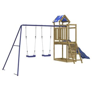 vidaXL Spielturm Impr&auml;gniertes Kiefernholz