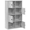 vidaXL B&uuml;cherregal Grau Sonoma 60x24x101,5 cm Holzwerkstoff