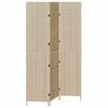 vidaXL Raumteiler Beige 146 x 200 cm Poly-Rattan