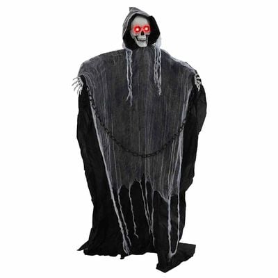 Hängender Sensenmann SPOOKA, Schwarz, 112 x 164 cm