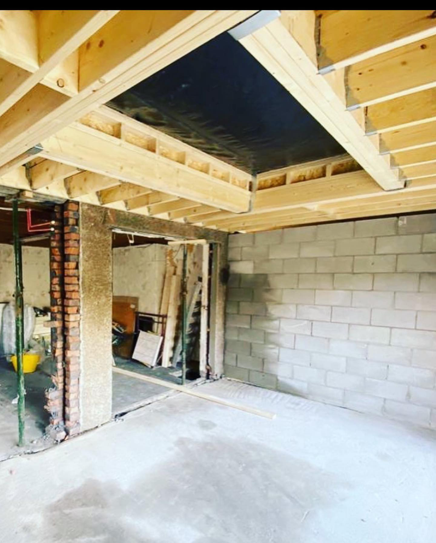 houseonthesquare7 (before) empty room with skylight window