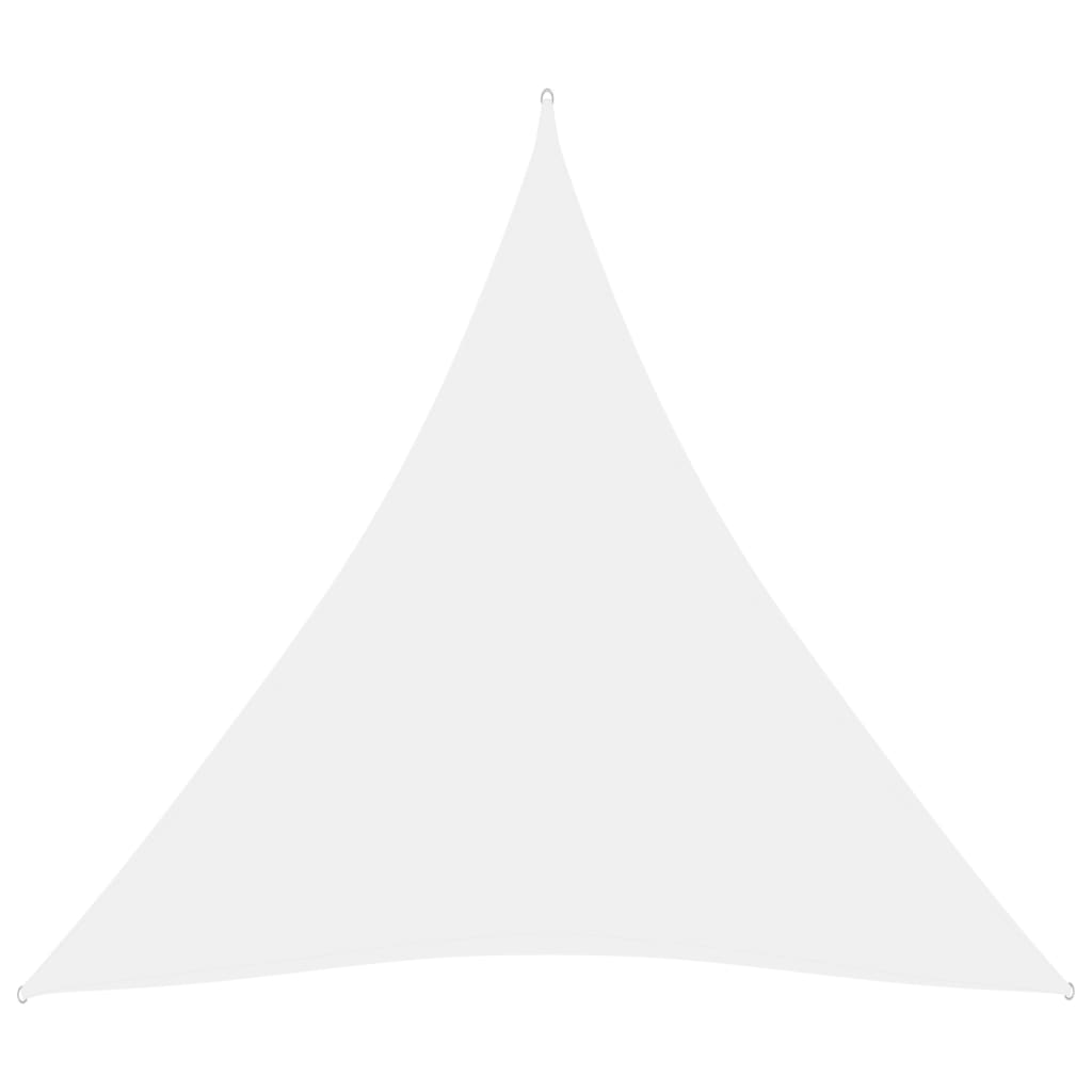 vidaXL Sonnensegel Oxford-Gewebe Dreieckig 3,6x3,6x3,6 m Weiß