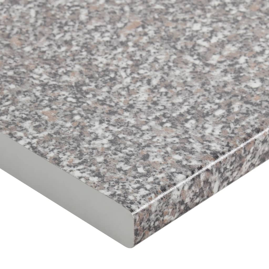 vidaXL Küchenarbeitsplatte Grau mit Granit-Struktur 60x60x2,8 cm