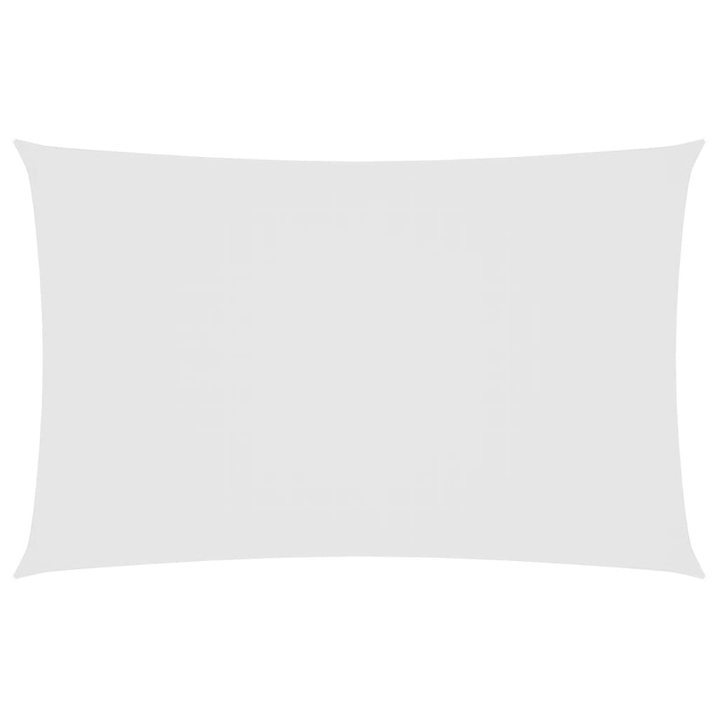 vidaXL Sonnensegel Oxford-Gewebe Rechteckig 6x8 m Weiß