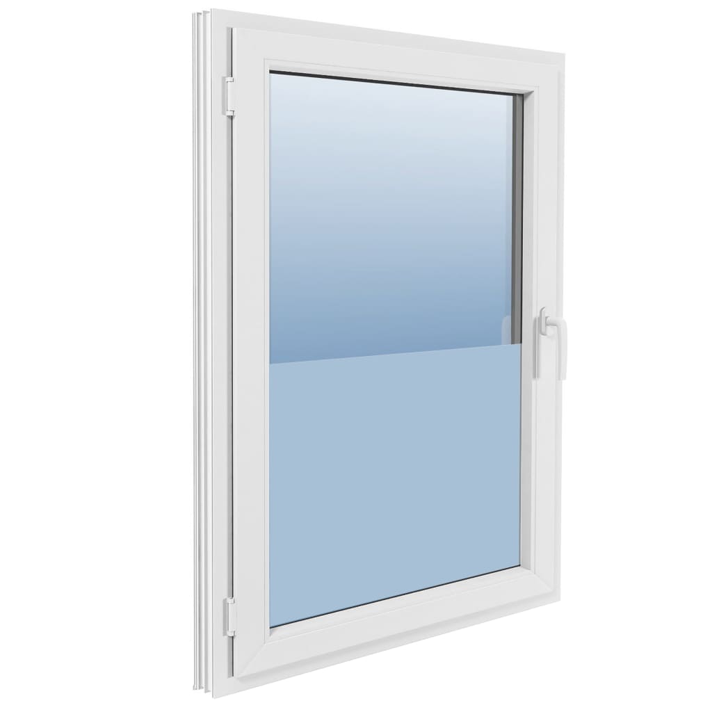 vidaXL Fensterfolie Sichtschutzfolie Milchglas Selbstklebend 0,9x5 m