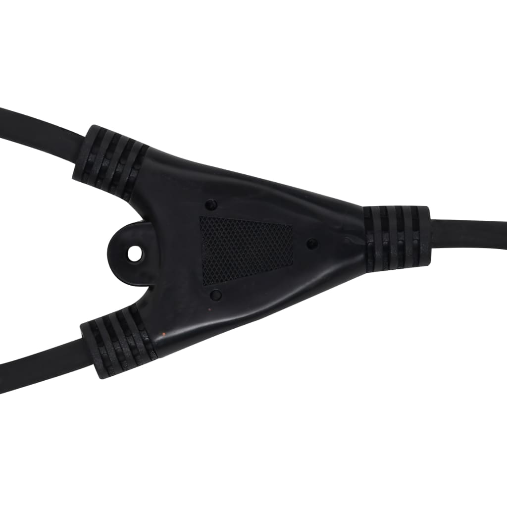 vidaXL LED-Fluter mit Handgriff 2x20 W Warmweiß