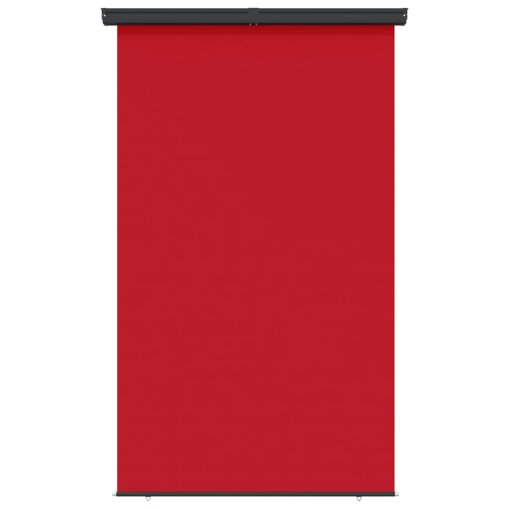 vidaXL Balkon-Seitenmarkise 165x250 cm Rot