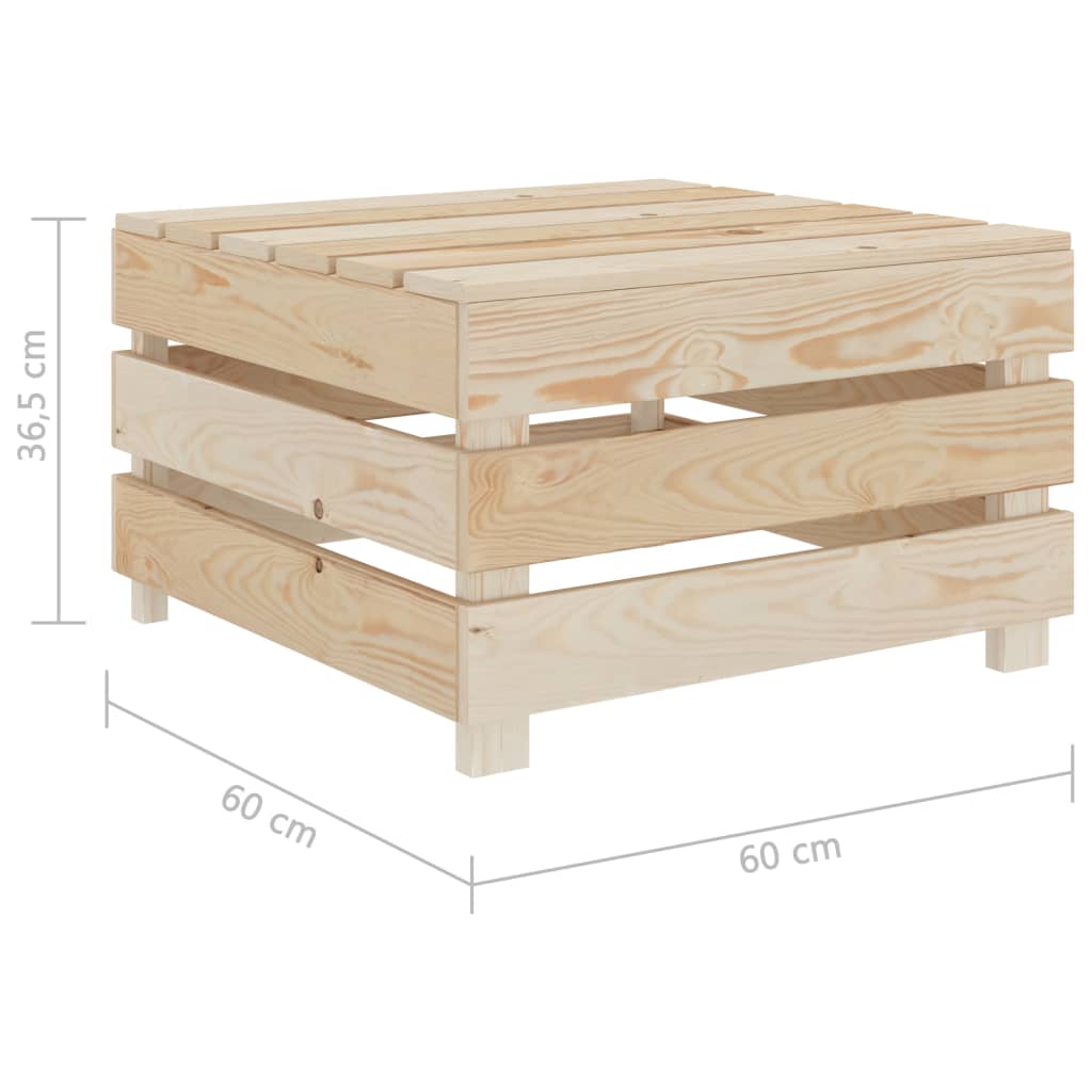 vidaXL 6-tlg. Garten-Lounge-Set aus Paletten Holz