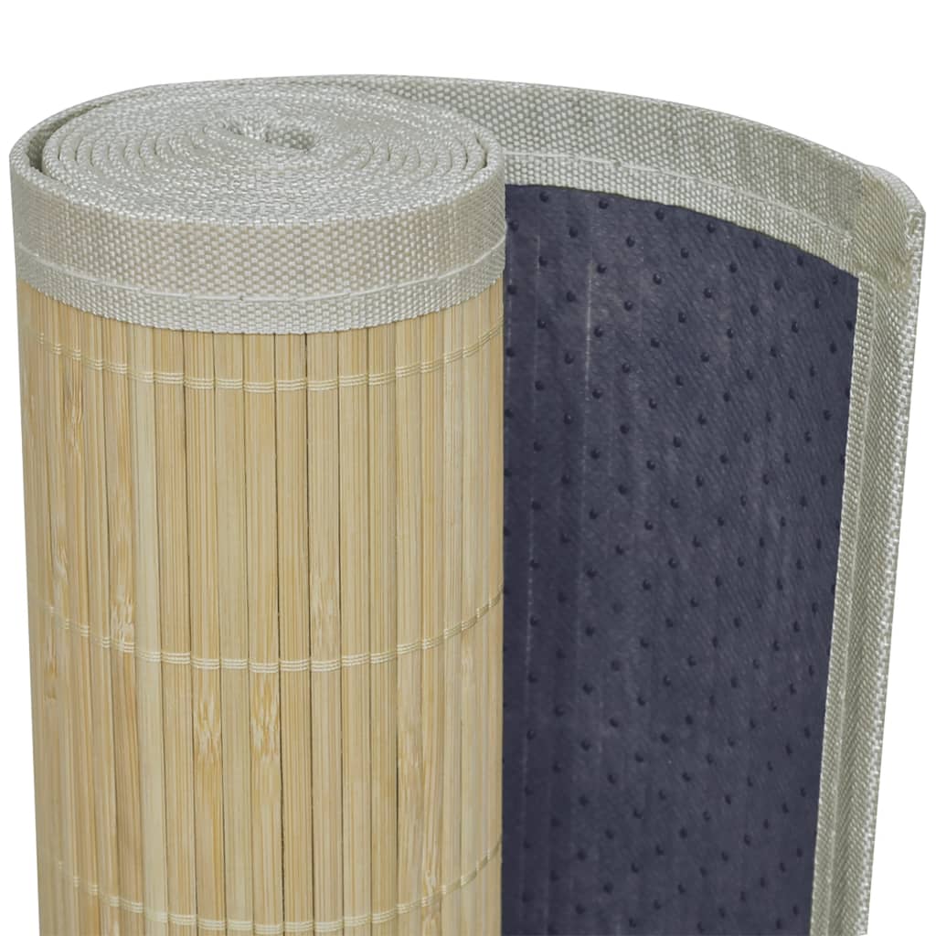 Teppich Bambus Natur Rechteckig 80x300 cm
