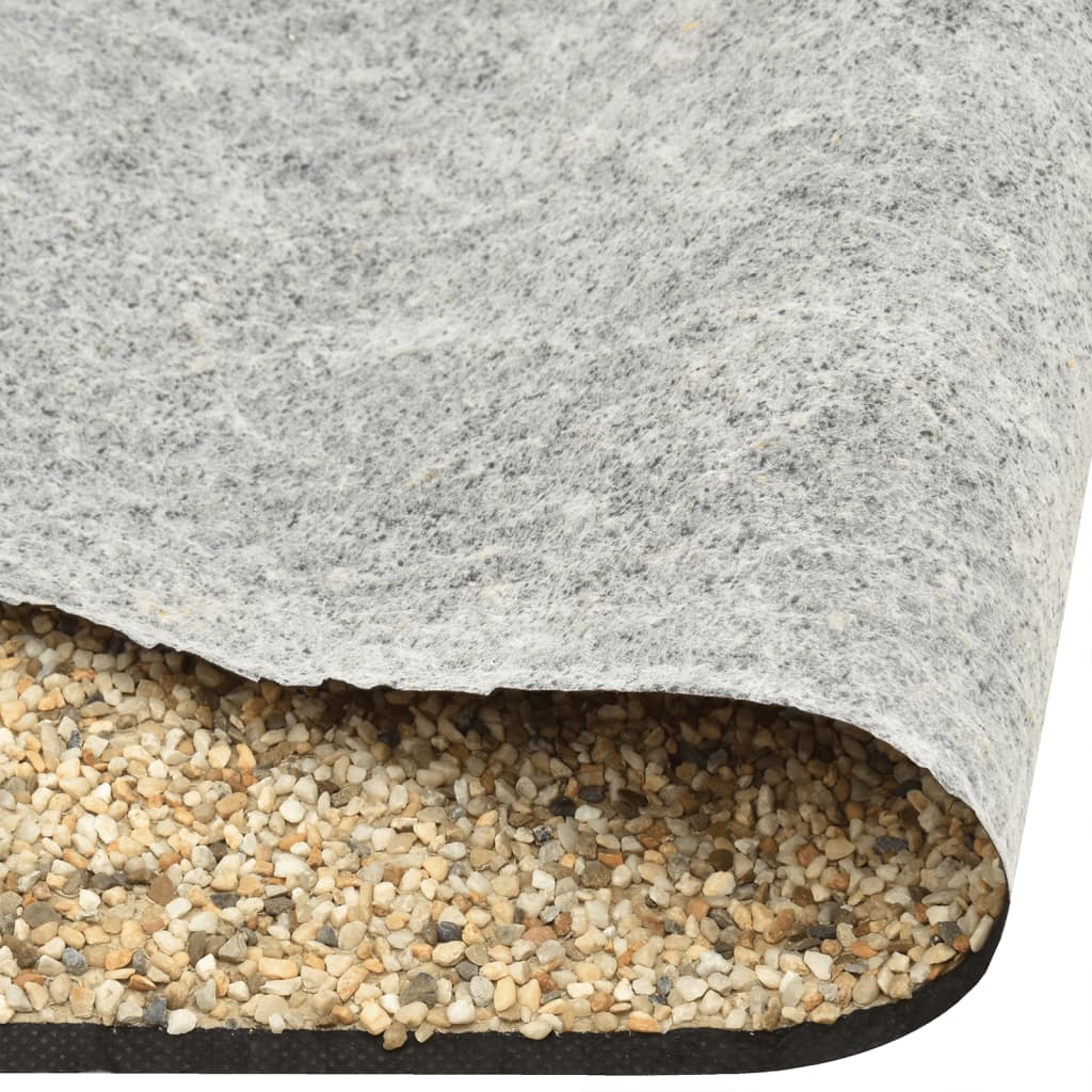 vidaXL Steinfolie Natur-Sand 100x100 cm