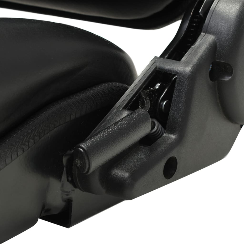 vidaXL Gabelstapler- und Traktorsitz Verstellbare Rückenlehne Schwarz