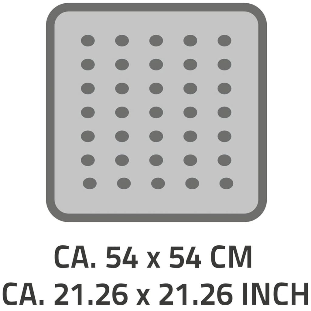RIDDER Duscheinlage Antirutschmatte Playa 54×54 cm Weiß 68401