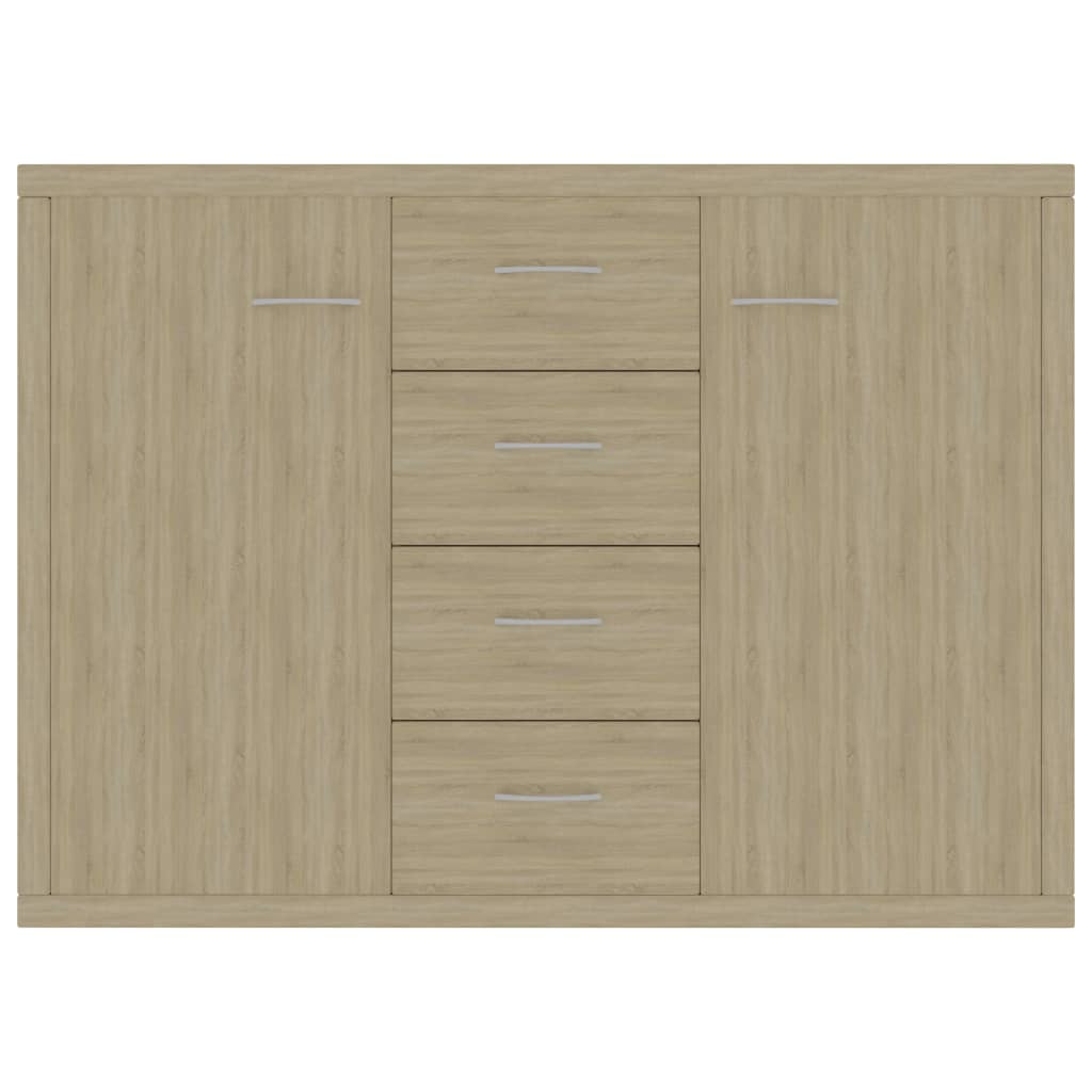 vidaXL Sideboard Sonoma-Eiche 88x30x65 cm Holzwerkstoff