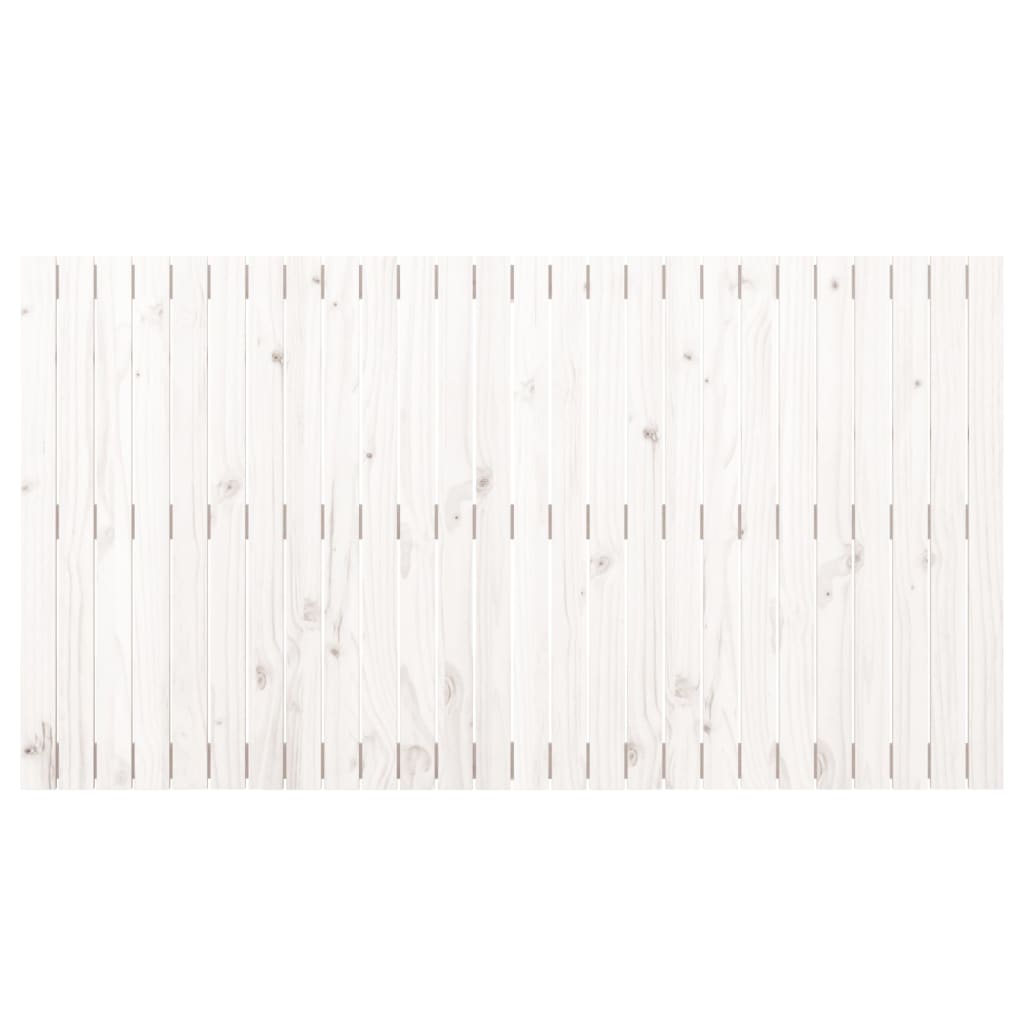 vidaXL Wand-Kopfteil Weiß 166x3x90 cm Massivholz Kiefer