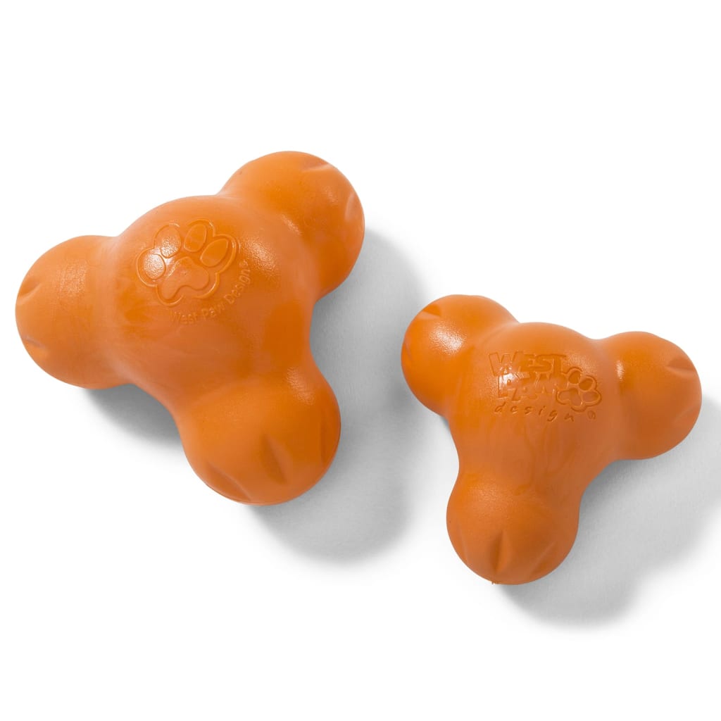West Paw Hundespielzeug mit Zogoflex Tux Orange L