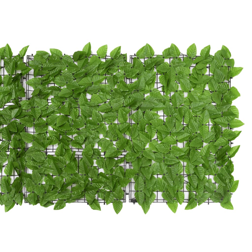 vidaXL Balkon-Sichtschutz mit Grünen Blättern 500x75 cm