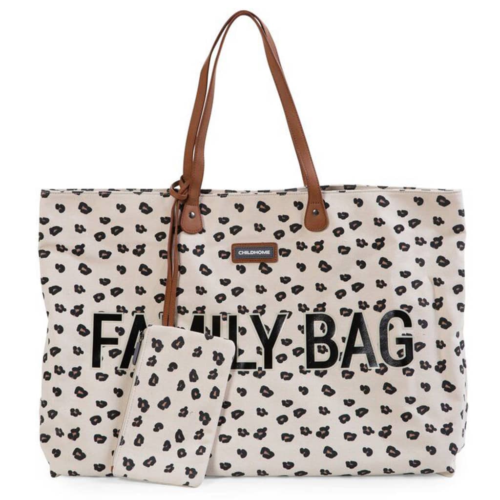 CHILDHOME Tasche Family Bag Canvas Leopard