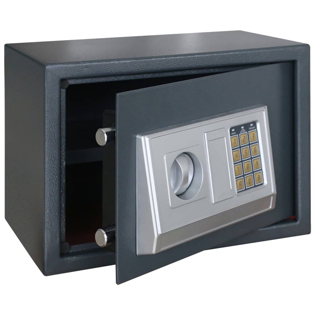 vidaXL Elektronischer Digital-Safe mit Regal 35x25x25 cm