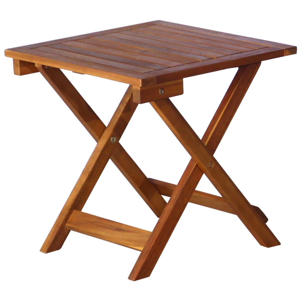 vidaXL Sonnenliege mit Tisch und Auflage Massivholz Akazie