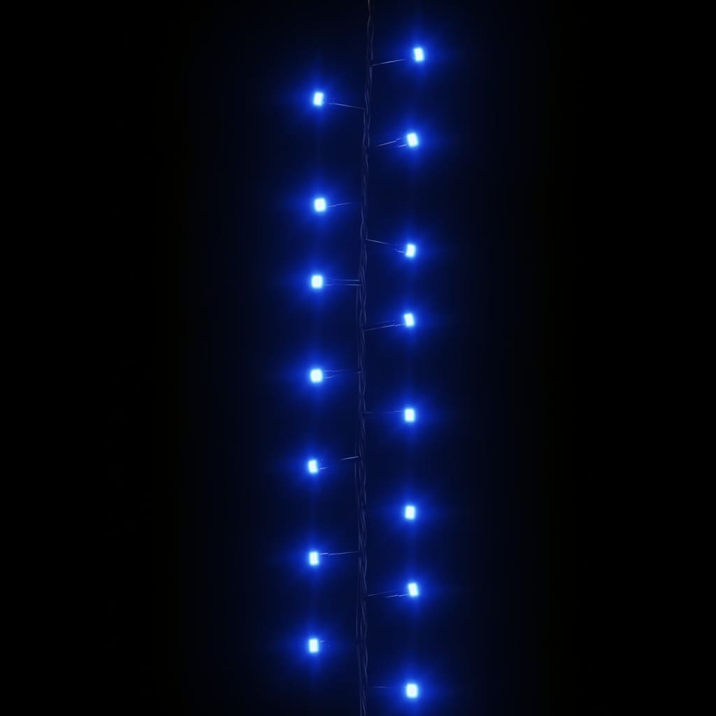 vidaXL LED-Lichterkette mit 400 LEDs Blau 13 m PVC