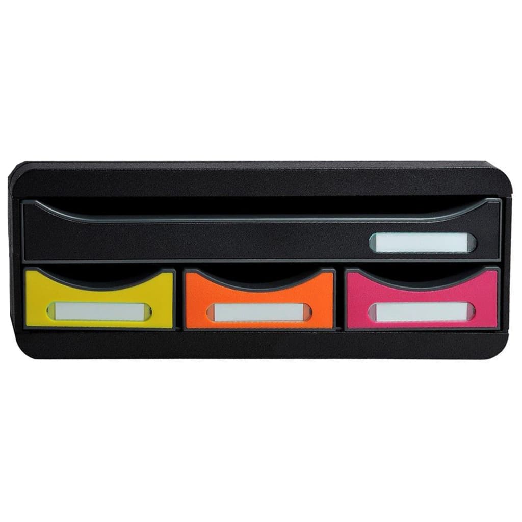 Exacompta Schubladenbox Toolbox mit 4 Laden Harlequin