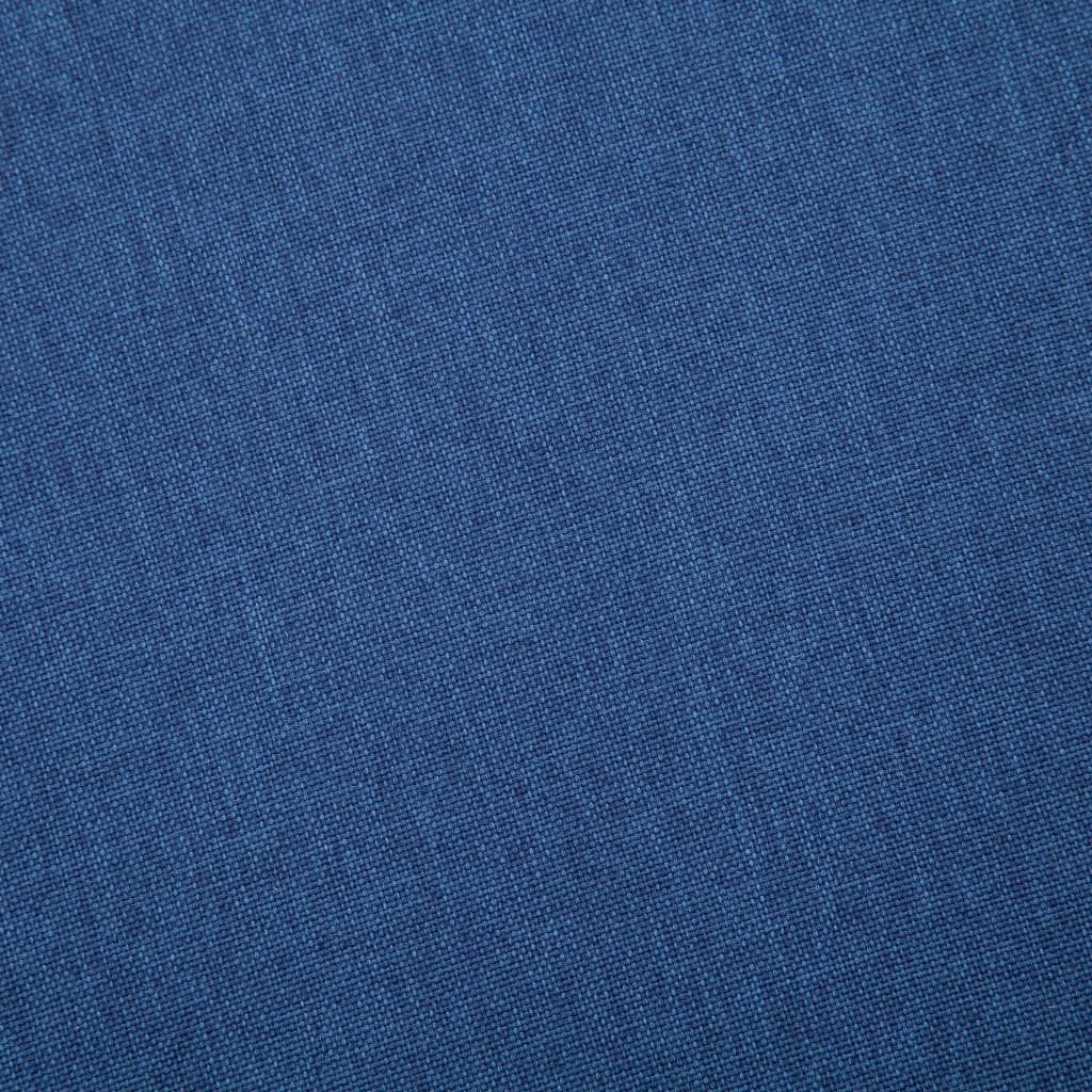 vidaXL 2-tlg. Sofagarnitur Stoff Blau