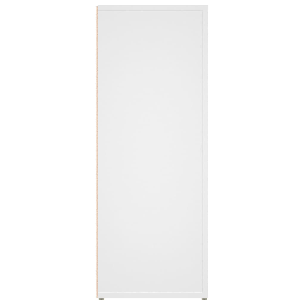vidaXL Sideboard Weiß 80x30x80 cm Holzwerkstoff