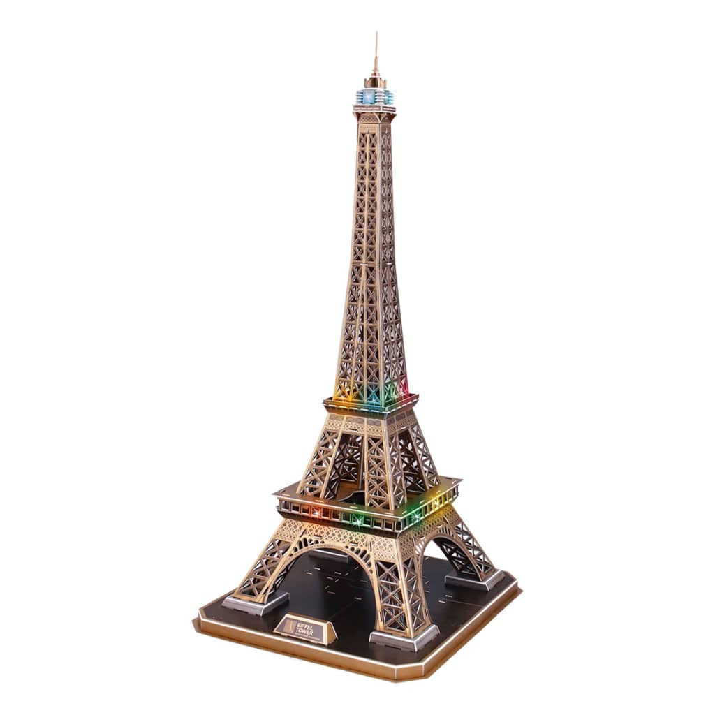 Cubic Fun 3D-Puzzle mit LED Eiffel Tower 84-teilig