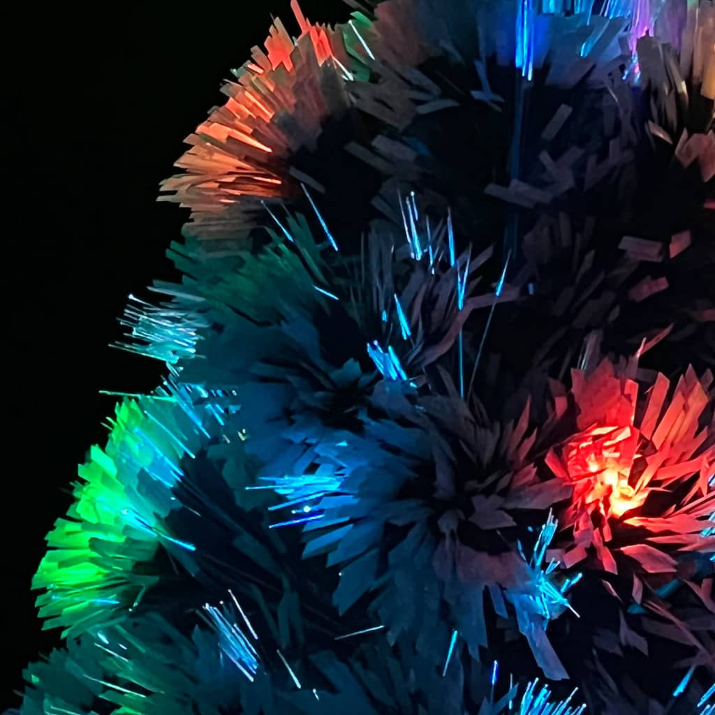 vidaXL Künstlicher Weihnachtsbaum mit Beleuchtung 64 cm Glasfaser