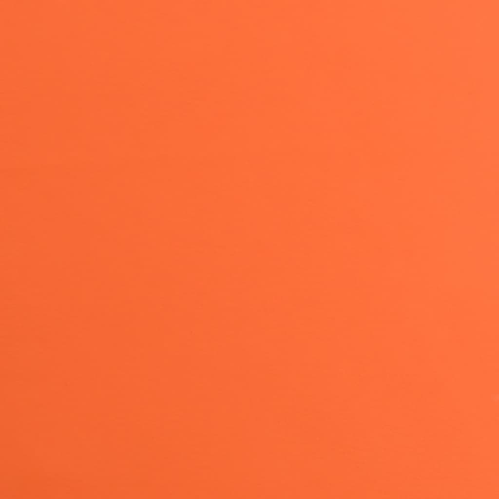 vidaXL Esszimmerstühle 2 Stk. Drehbar Orange Kunstleder