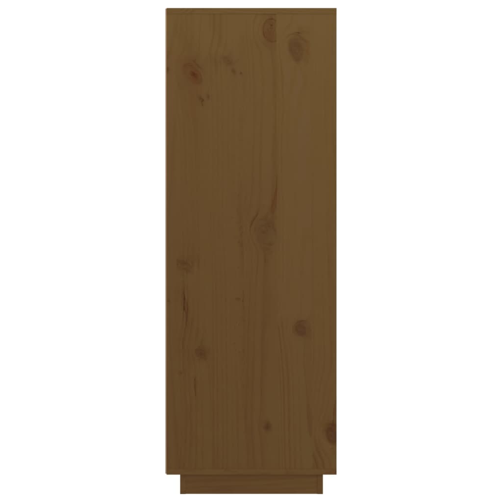 vidaXL Highboard Honigbraun 89x40x116,5 cm Massivholz Kiefer