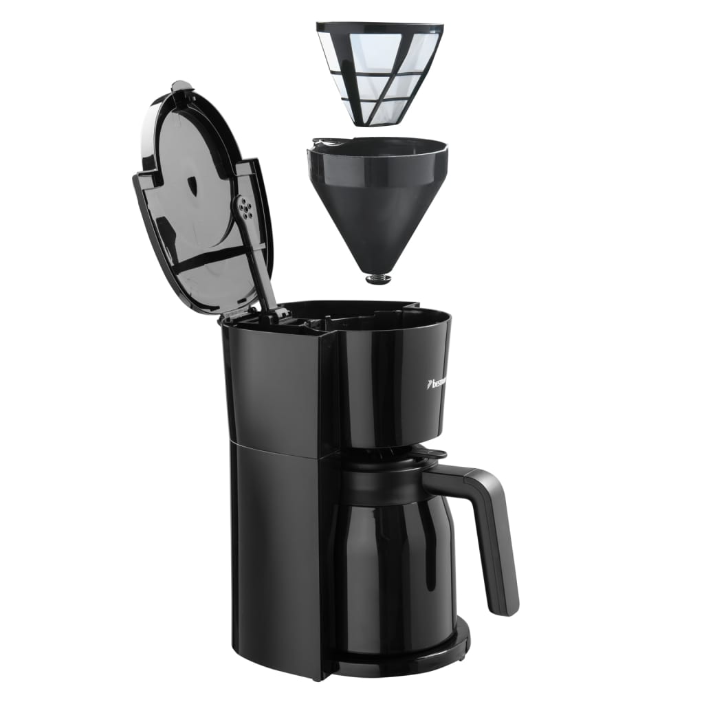 Bestron Kaffeemaschine mit Thermokanne ACM900TS 900W Schwarz