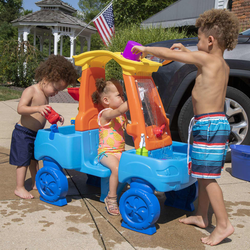 Step2 Wasserspieltisch Car Wash Splash Center Mehrfarbig