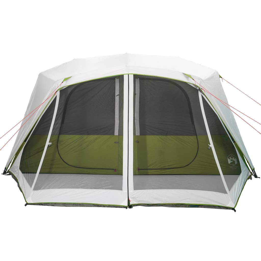 vidaXL Campingzelt mit LED 10 Personen Grün