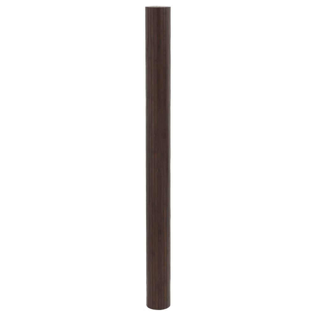 vidaXL Paravent Dunkelbraun 165x800 cm Bambus